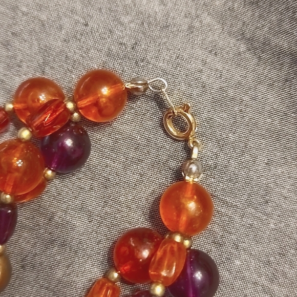Vintage 3 Strand Necklace - Picture 2 of 2